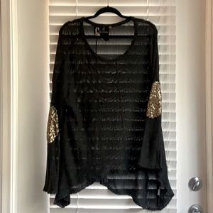 LF Chandelier Grey Oversized Sweater - O/S